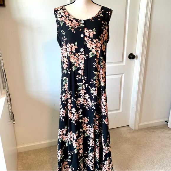BFA Classics Dresses & Skirts - Vintage BFA CLASSICS Floral Button Down Maxi—SZ. L